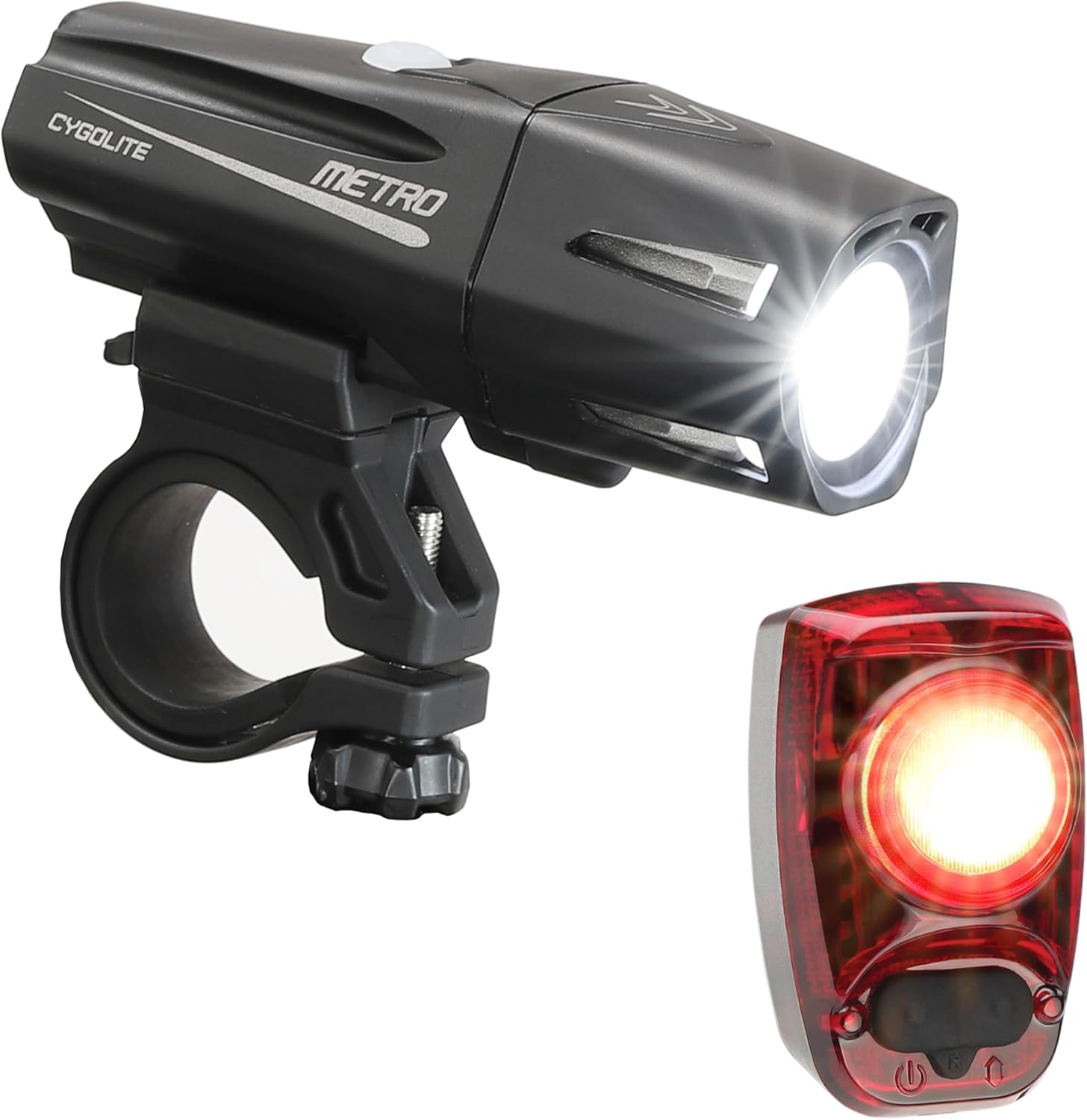 Cygolite Metro and Hotshot Bike Light Set - 850, 800, 750, Lumen Front & 120, 150, 100 Lumen taillights