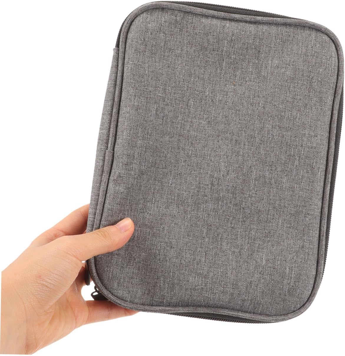 IMIKEYA Large Capacity Knitting Needle Case Multi-Compartment Oxford Cloth Organizer for Crochet Hooks Yarn Accessories for Travel and Home Crafting