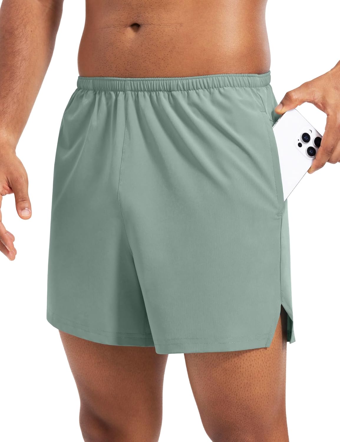 Brgrid Mens Athletic Shorts 5’’ Quick Dry Workout Running Shorts Lightweight Sports Gym Shorts with Pockets