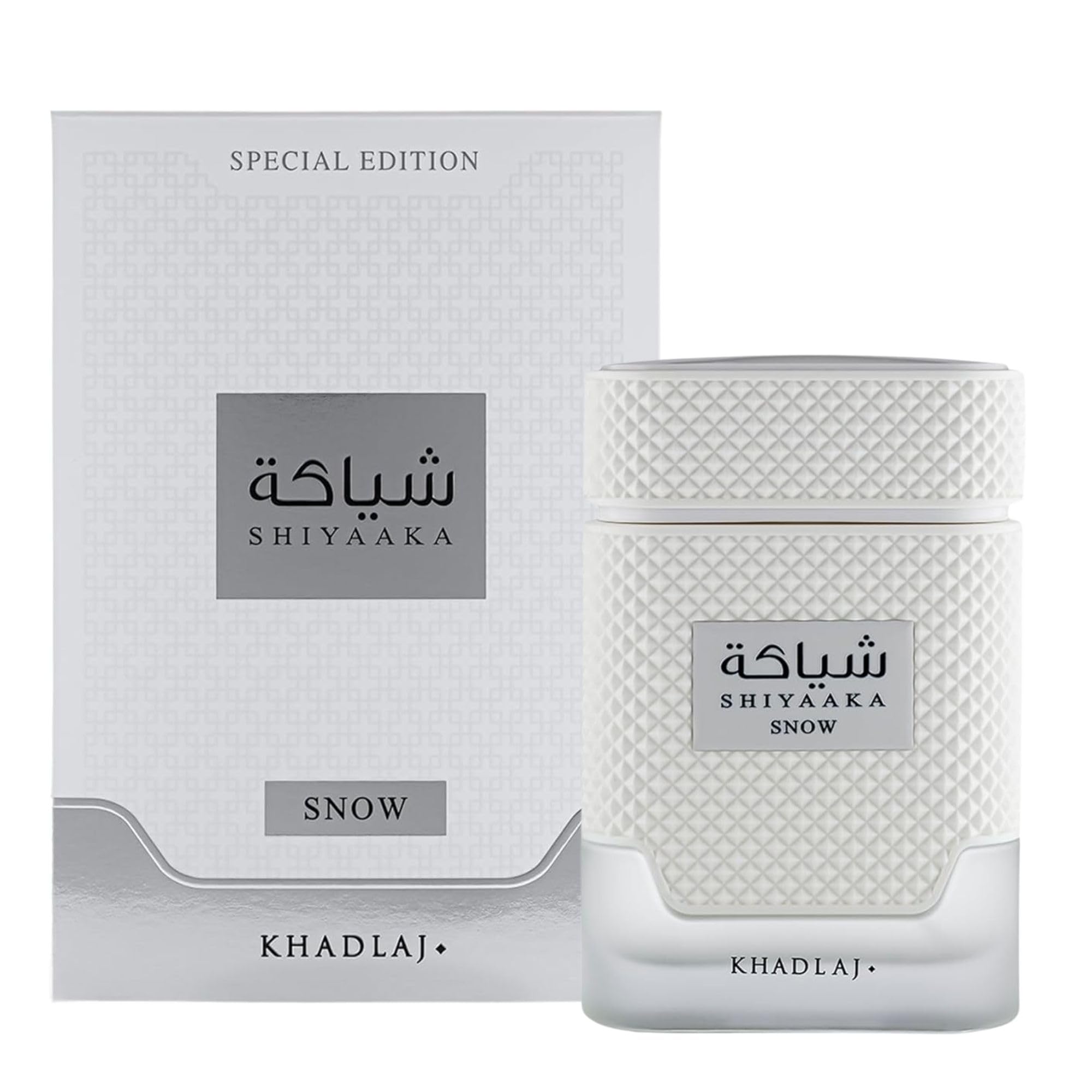 Shiyaaka Snow and Shiyaaka Shadow 100 ml od Khadlaj Perfumes zestaw upominkowy dla mężczyzn - woda perfumowana - świeży, hesperydowany i pikantny zapach drzewny dla niego