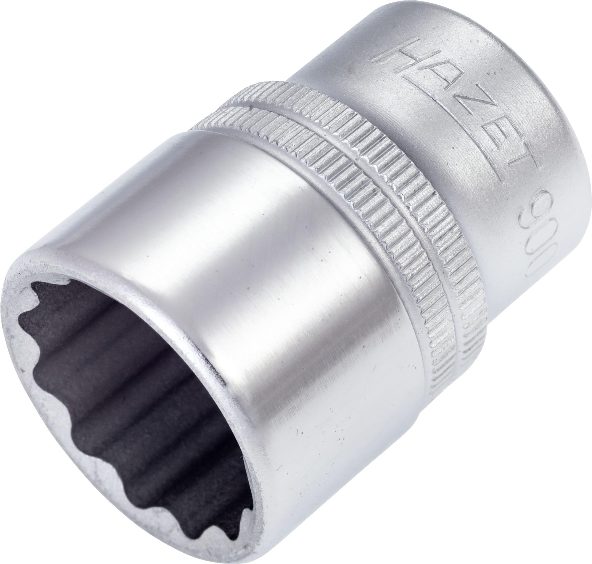 Hazet Chrome-Plated/Polished 900Z-22 41.5 Mm 12-Point Traction Profile Socket