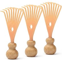 Scalp Scratcher 3pcs Head Massager Scalp Scratcher Natural Moso Bamboo Nine Claw Stimulator for Relaxation At Home Travel