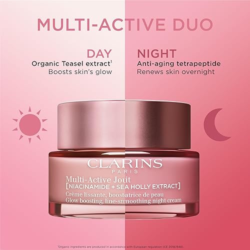 Miniatura 8 de Clarins Crema de día multiactiva SPF 15 con niacinamida  Líneas finas suaves  Aprieta visiblemente los poros  Tono y textura uniformes  Aumenta el