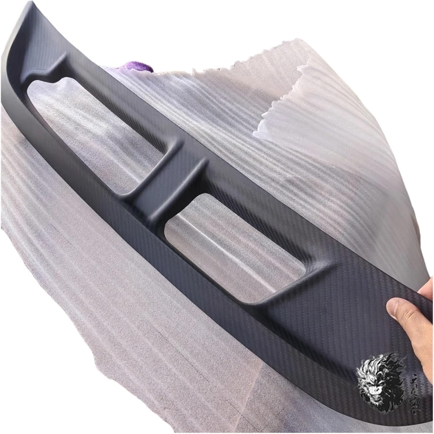1:1 Double-sided Carbon Hood Scoop Compatible For 2022 Civic FL5 Type R Spoon-style Carbon Fiber Bonnet Cap Body Kit Compatible For FL5 Air Vent Scoop(Matte Carbon)