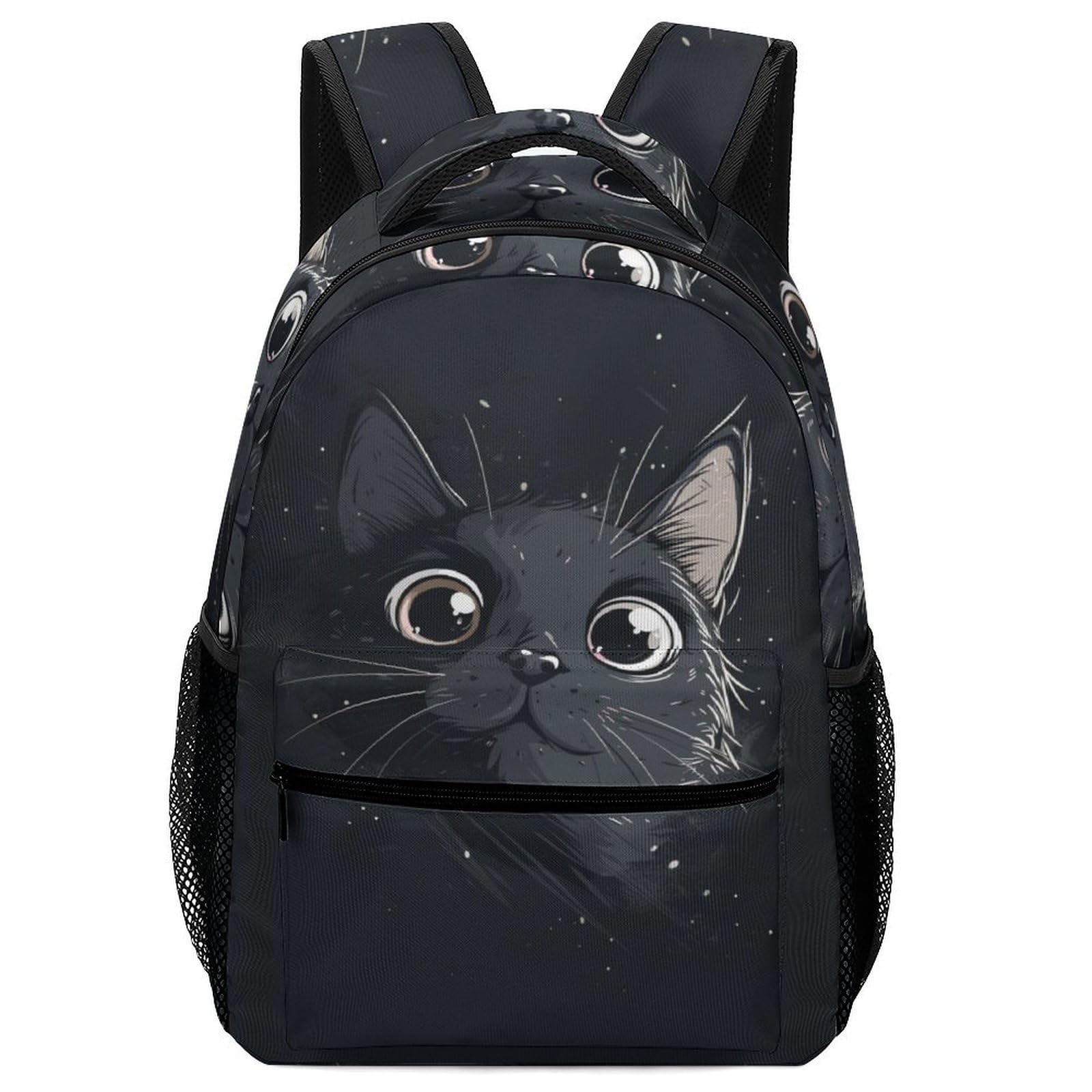 VesFy Lindo Gato Mochilas De Viaje Animal Morral Cómoda Y Versátil Mochila Colegio Para Colegio Viaje Cámping Para Niños Y Niñas One Size
