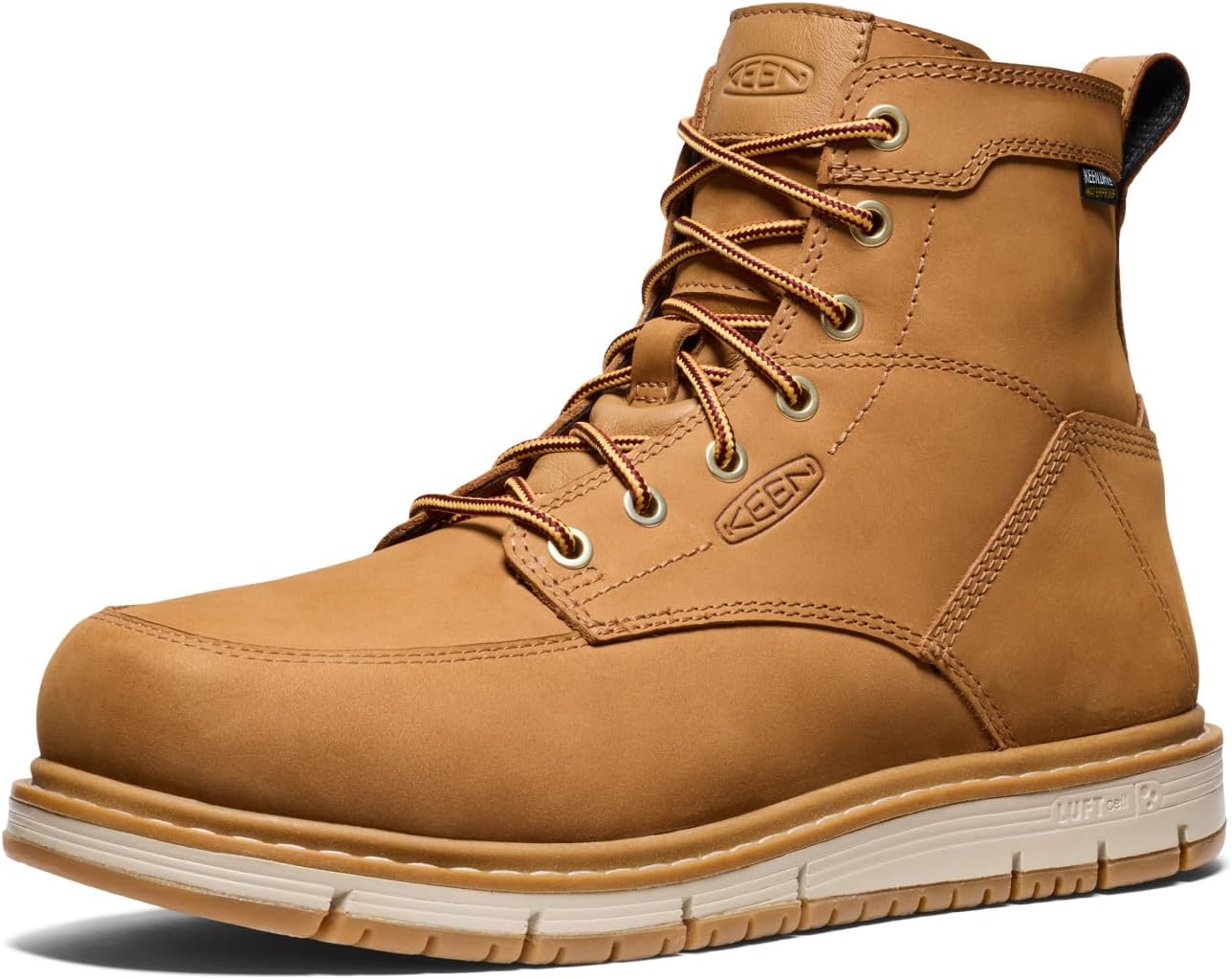 KEEN Utility Men's San Jose 6" Alloy Toe Waterproof Wedge Work Boots