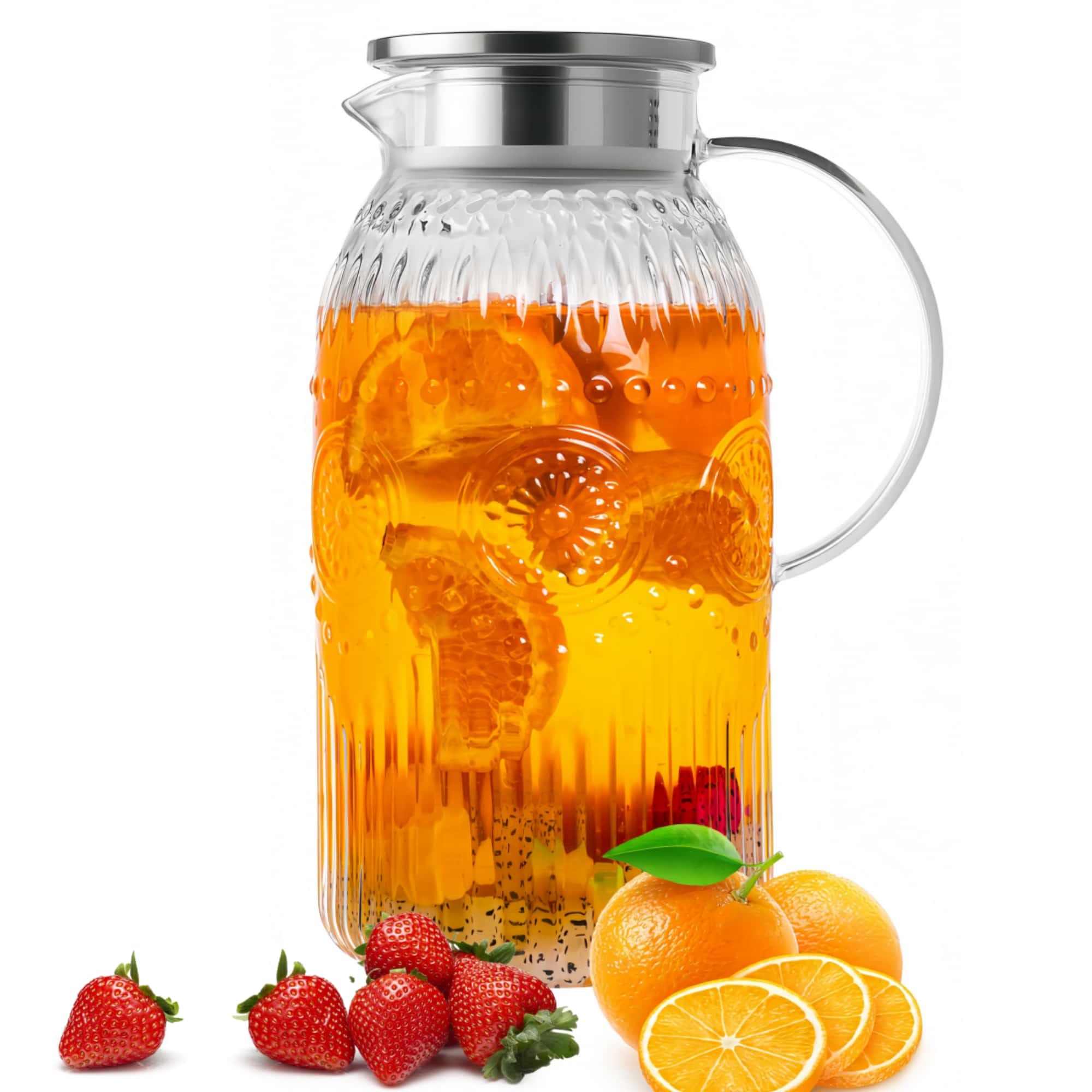 Bandesun Vintage Glass Pitcher