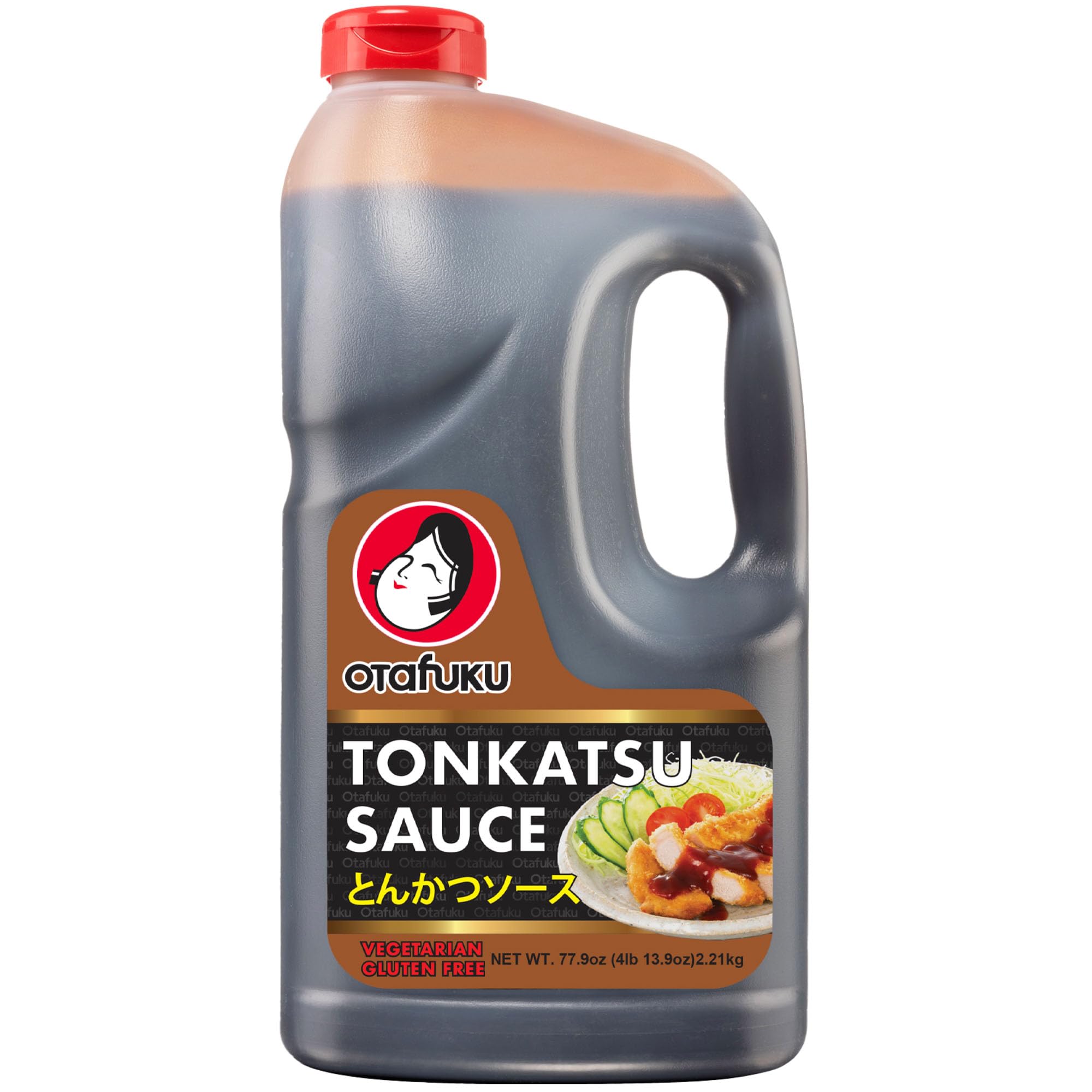 Tonkatsu Sauce for Japanese Pork Cutlets, Restaurant Bulk Size 77.9 Oz (1/2 Gallon)