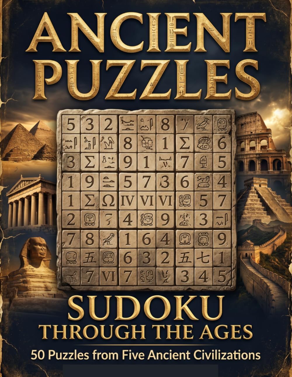 Ancient Puzzles Sudoku Book: Sudoku Through the Ages — 50 Puzzles from Five Ancient Civilizations