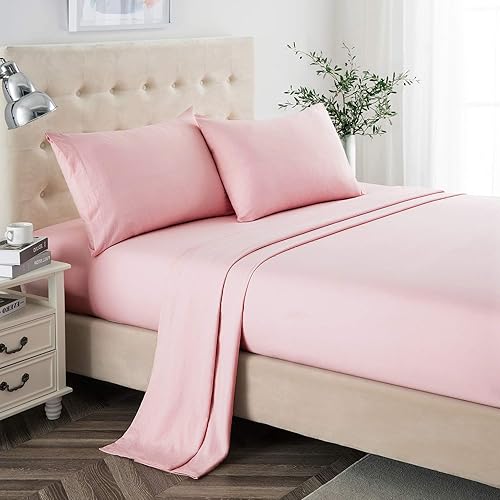 Juego de sábanas de microfibra con bolsillo profundo, 120 GSM, 2400 TC, para cama individual, individual extragrande, matrimonial, queen y king de