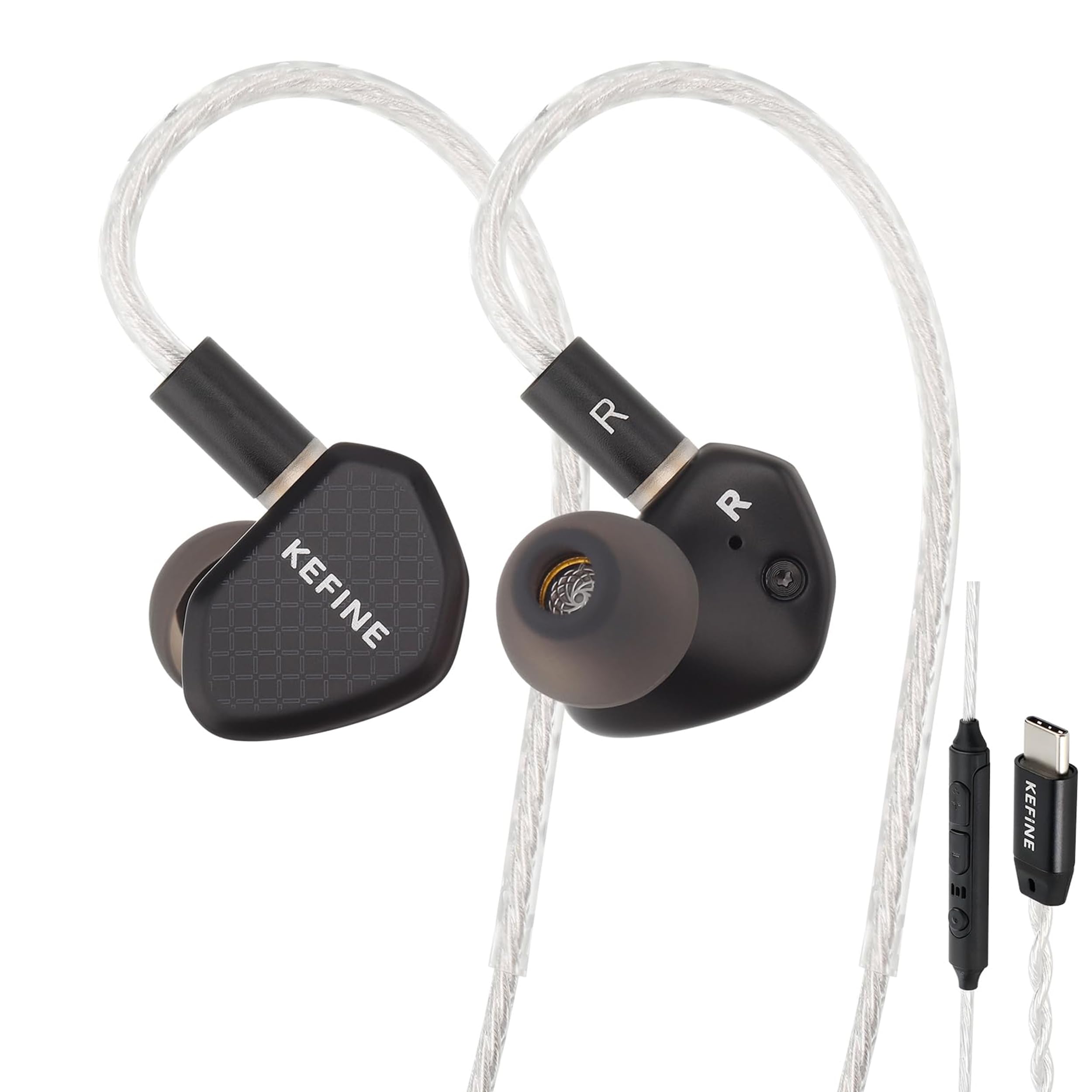KEFINE Klean HiFi Kabelig 10mm DLC Membran-Dynamiktreiber In-Ear-Kopfhörer