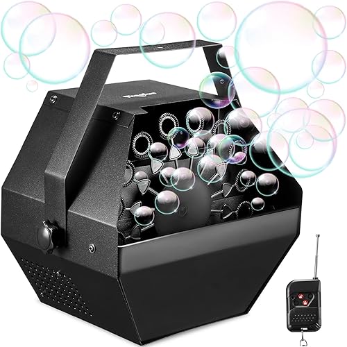 Miniatura 8 de Theefun Bubble Machine 800 Bubbles Per Minute Bubble Maker for Toddlers Kids Portable Plug-in Bubble Blower for Party Wedding Camping-Professional