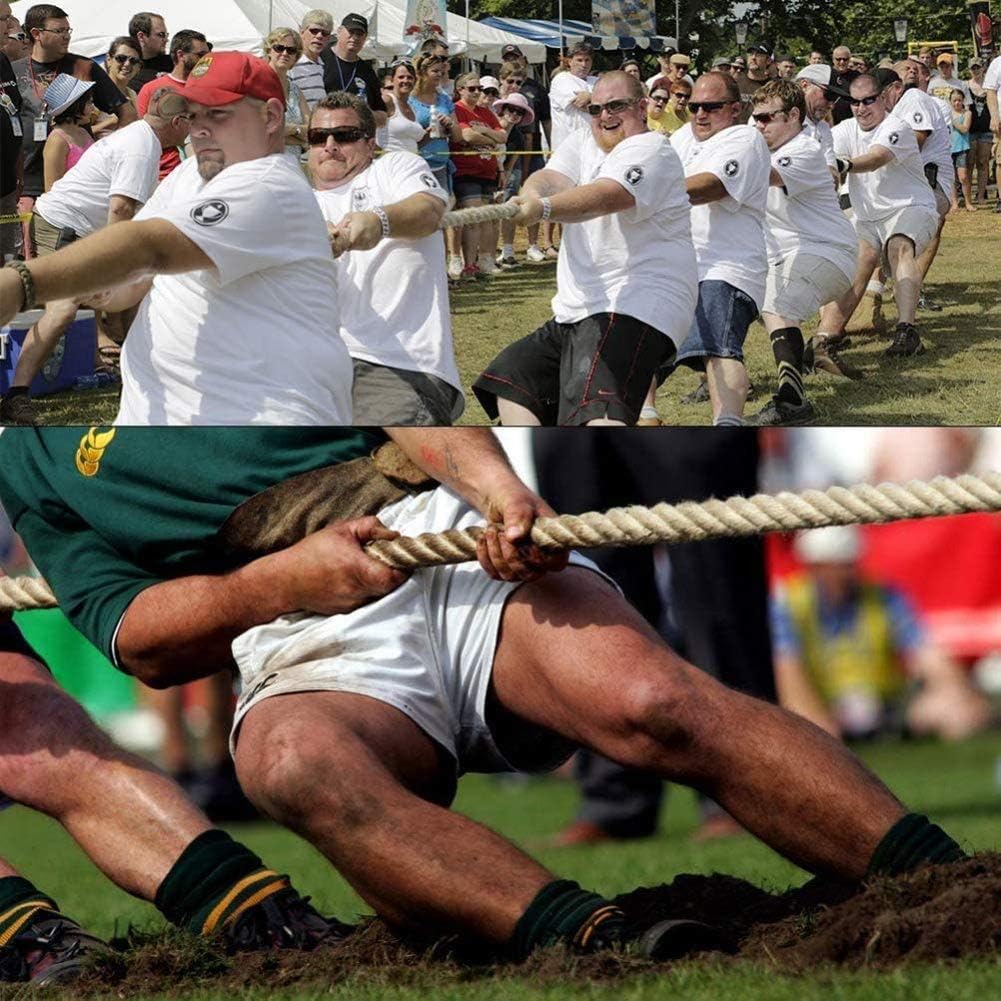 Twisted Hemp Rope,Thick Strong Solid Braid Jute Rope,Good for Tie, Pull,Swing,Climb and Knot