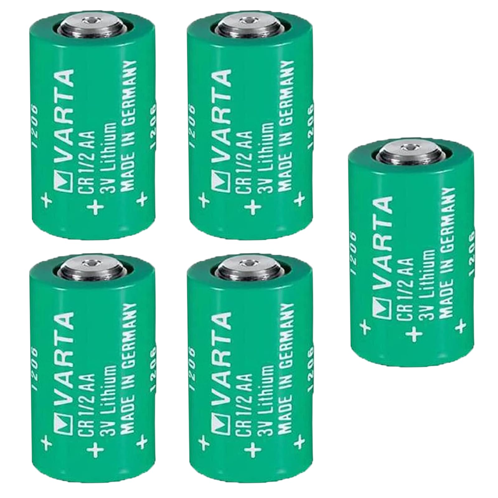 5-Pack for Varta CR1/2AA 3V Lithium Battery CR14250 for Suunto Favor & Companion Non-Rechargeable CR1/2AA Battery