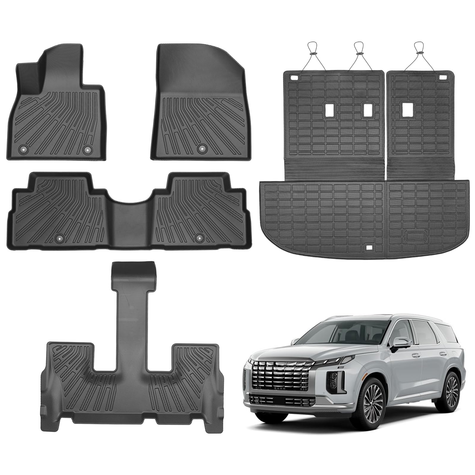 JAOGAUS TPE Floor Mats (2020-2025 Palisade)