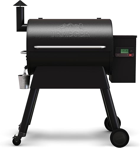 Traeger Grills Pro Series 780 - Parrilla y ahumador de madera con tecnología Alexa y WiFIRE Smart Home, color negro