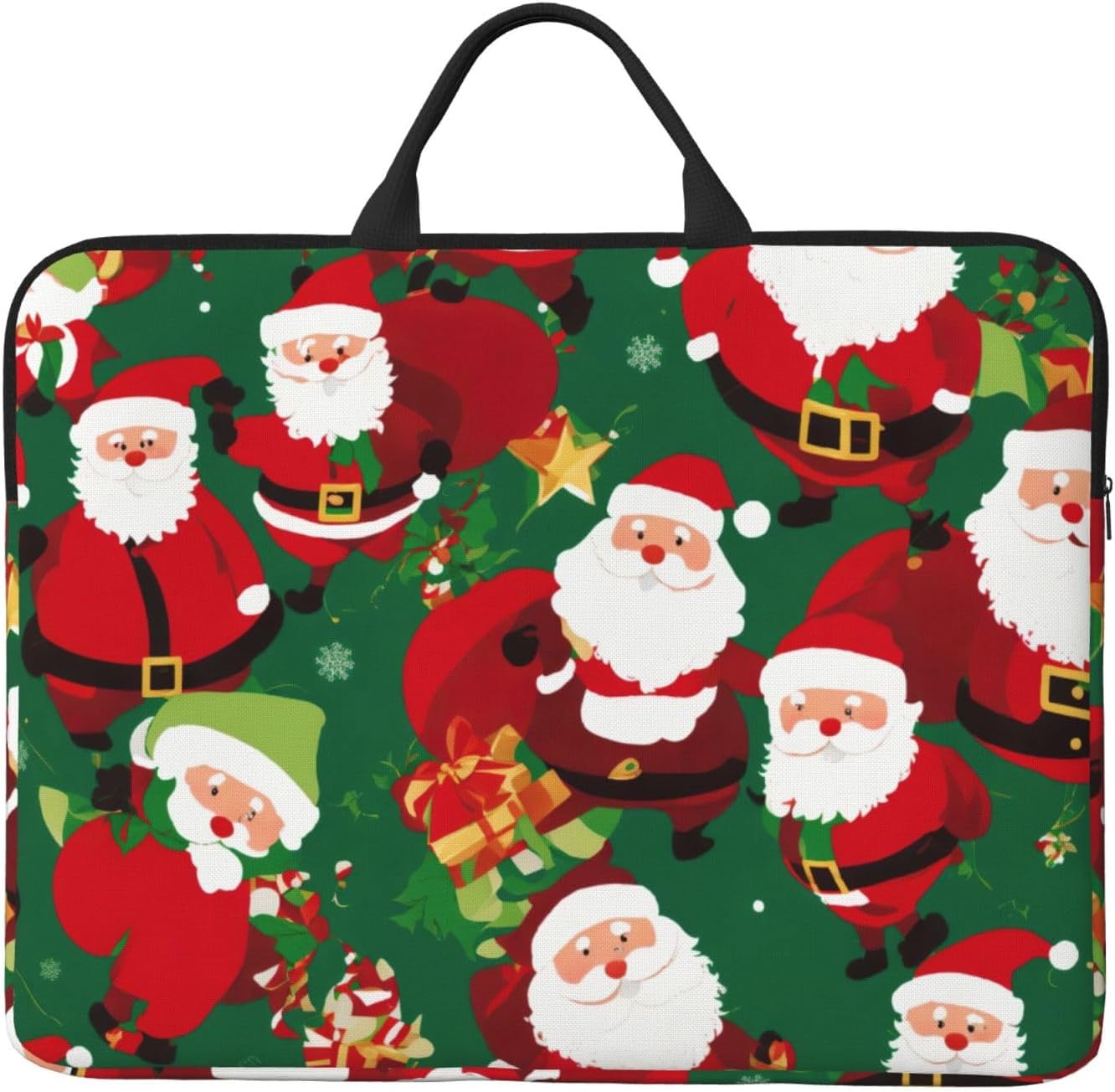 Xmas Funny Gnomes Print 14in Laptop Case Sleeve Shockproof Portable Notebook Computer Cover Protector Bag