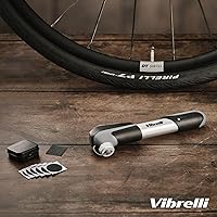 Vista 7 de Vibrelli Mini Bike Pump - Presta & Schrader Bicycle Pump - 120 PSI Tire Pump for Road & MTB - No Valve Changing Needed