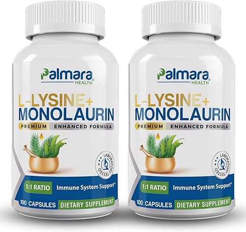 Palmara Health L-lisina + monolaurina 600mg relación 11 (2)