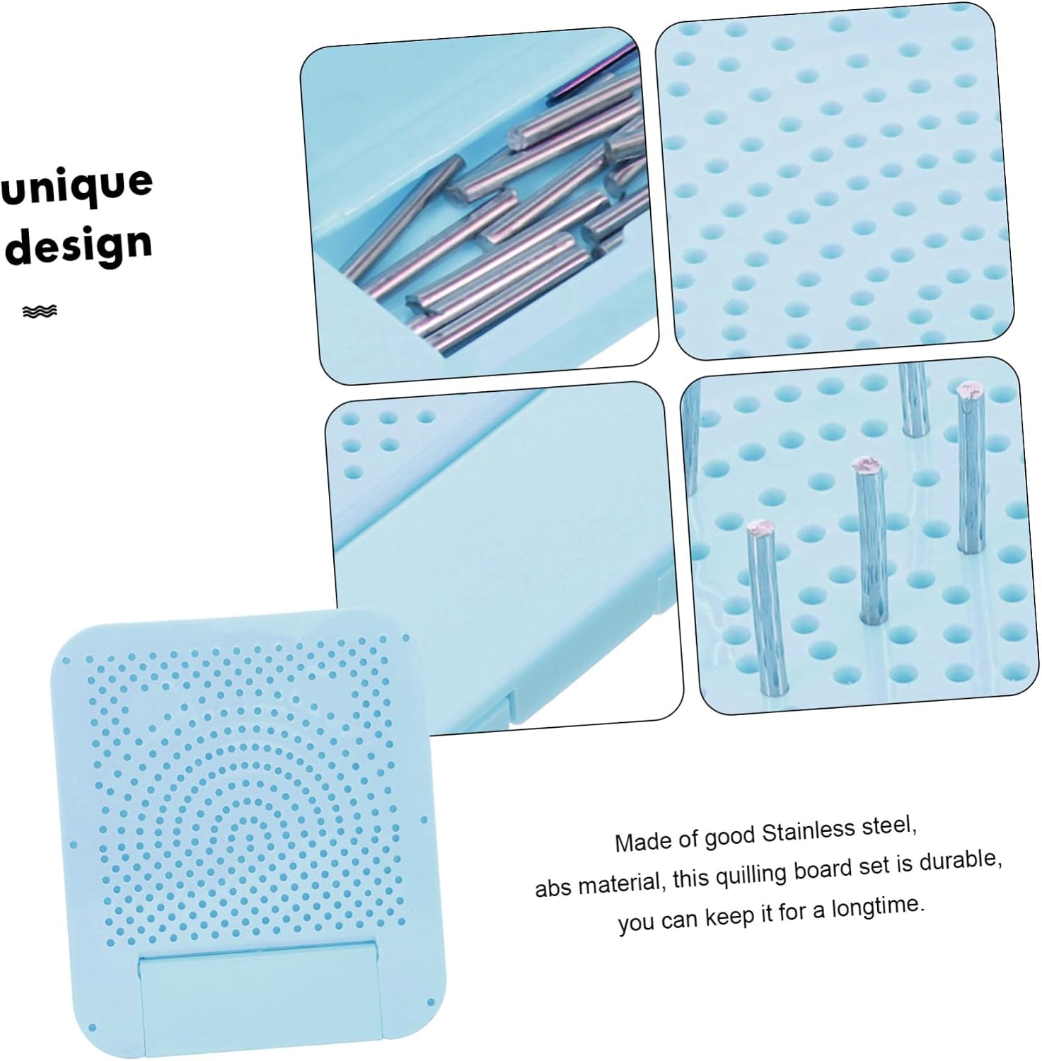BEBEMOKO Quilling Board Tool Paper Winding Machine Knitting Board Accessory Quilling Paper Tool Pin
