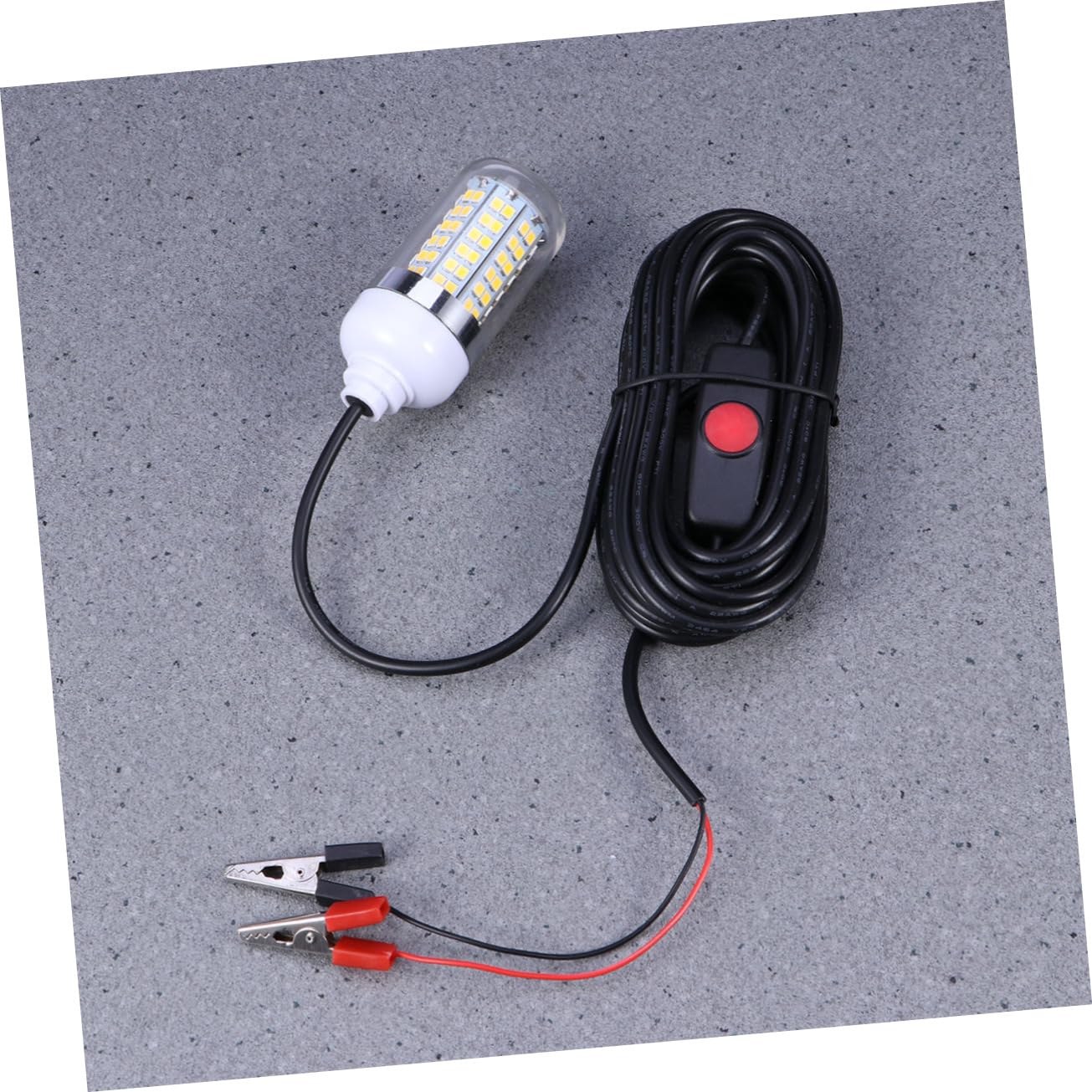 INOOMP 3Pcs 108 Pesca Luce Subacquea Lampada Pesca Esche Pesca Luce LED Ricerca Di Luci Luci Subacquee Zattera Pesca Bianco Luce Pesca Fish Finder Lampada