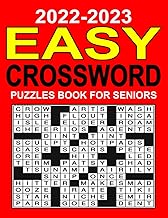 2022-2023 Easy Crossword Puzzles Book For Seniors: 80+ Large Print Crossword Puzzle Book For Adults and Seniors with Solution | Easy and Medium Level