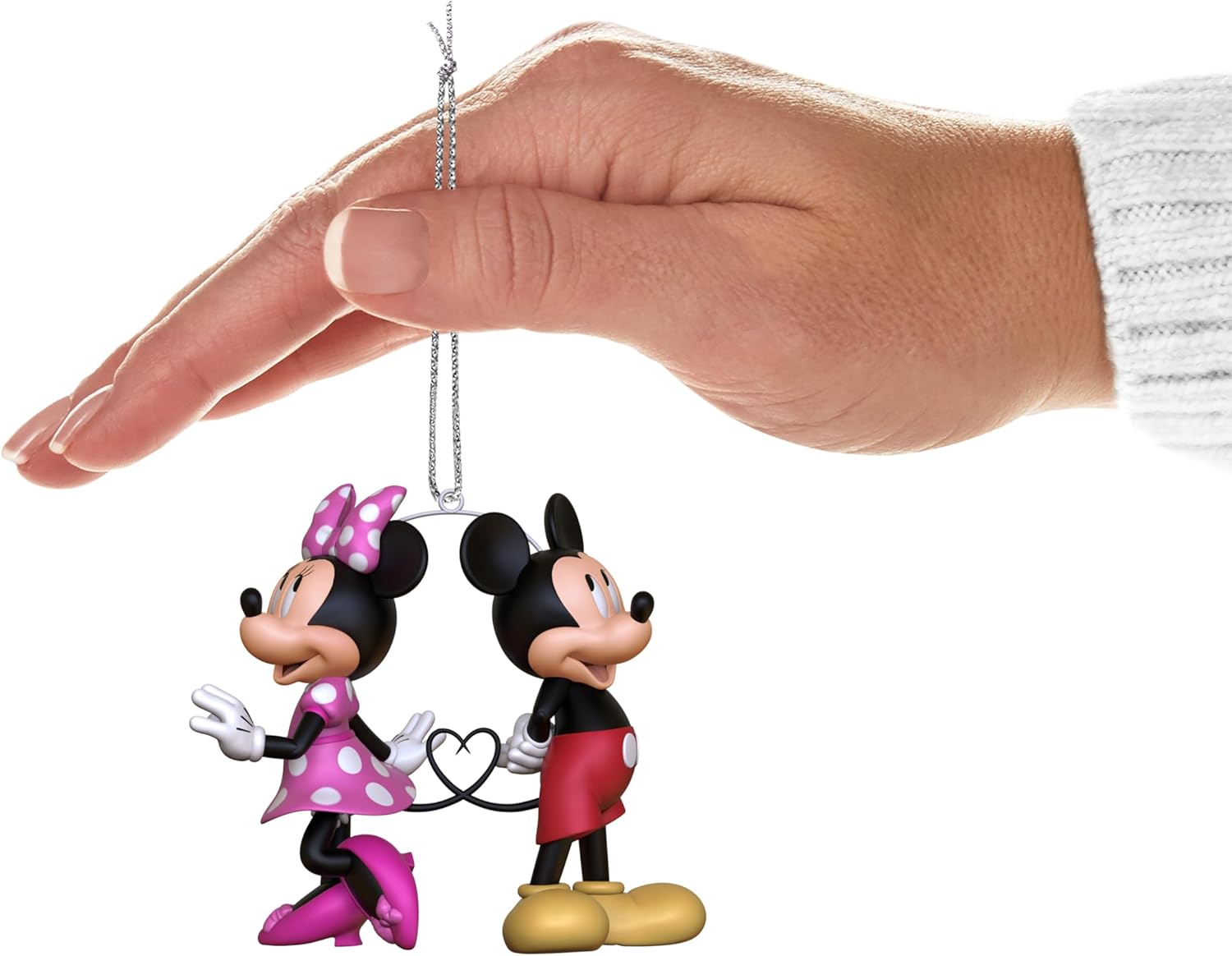 Hallmark Keepsake Christmas Ornament 2024, Disney Mickey and Minnie A Tail of Togetherness, Gifts for Disney Fans