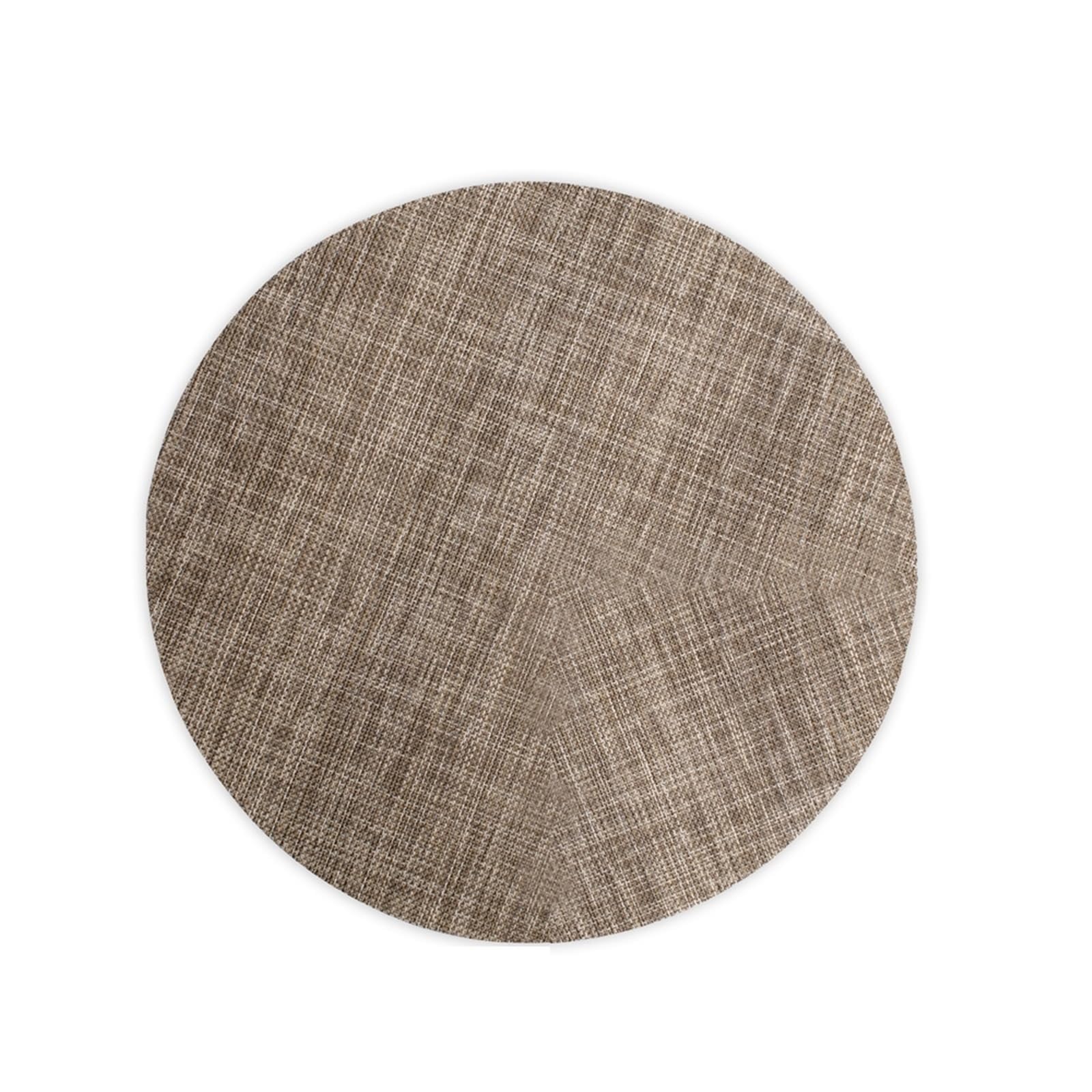 Set de table marron tissé de 35 cm en lot de 6 style européen pour salle à manger