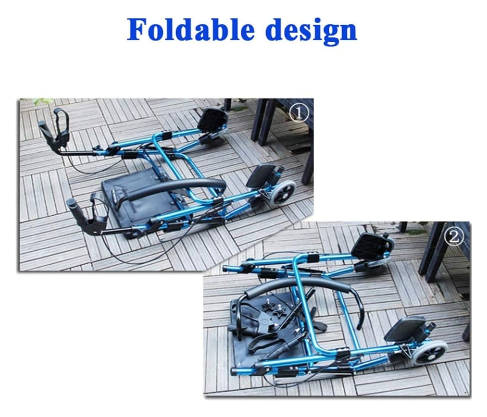 Andador Vertical, Andador con Ruedas Y Asiento, con Cesta De Compra Y Asiento, Diseño De Freno De Mano, Velocidad Ajustable, con Pedal, Ligero Y Portátil, Plegable.