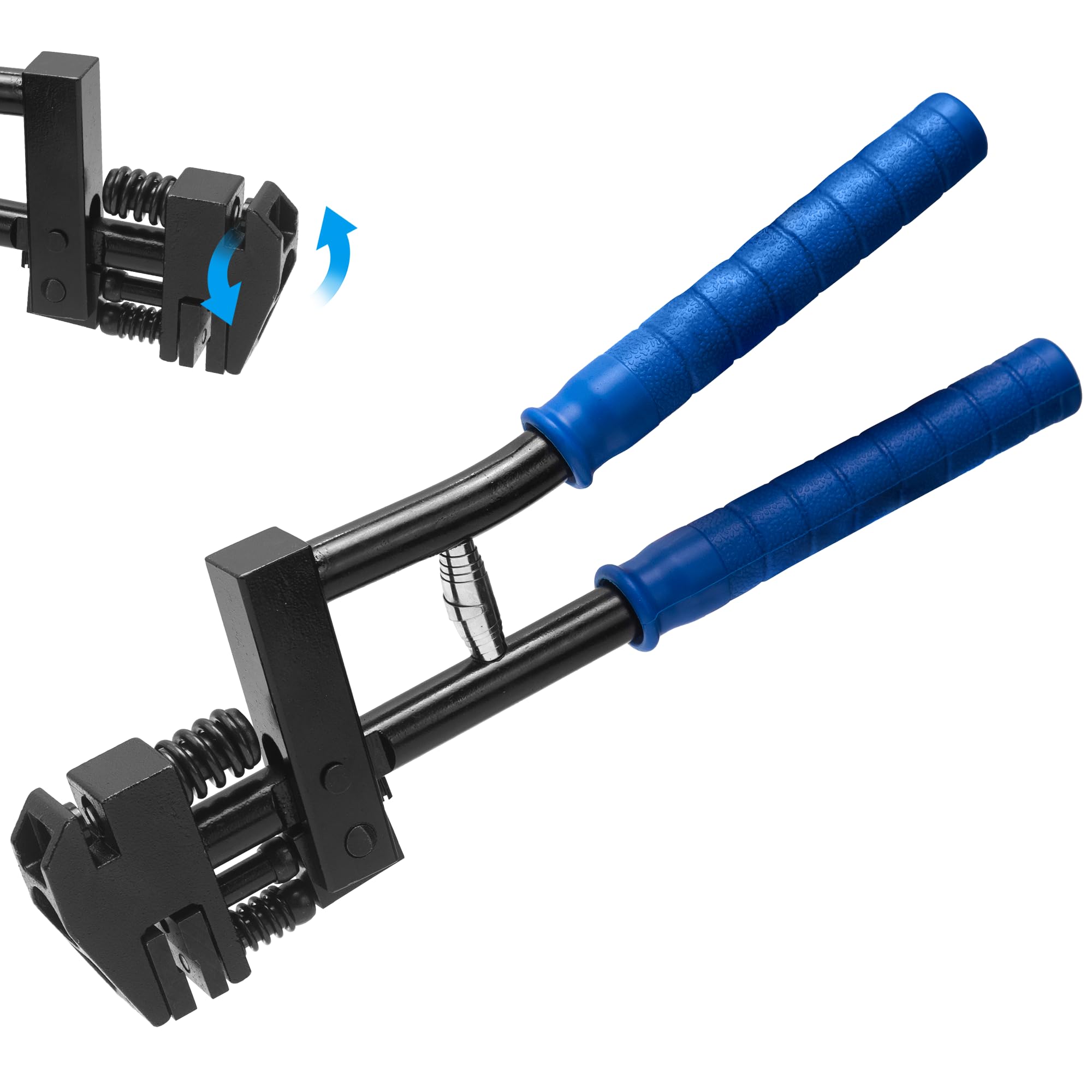 Pinza Combinata 2 in 1 Punzonatura e Infilatura Ø 5 mm Pinze Punch Tool Flanging Perforatrice Lamiera Pinzas Multiuso Testa con Manici Imbottiti