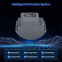 Vista 6 de Neewer Batería de iones de litio de alta capacidad recargable flash de repuesto para Q300, Vision 4, ML300 Estroboscópico de flash de estudio al