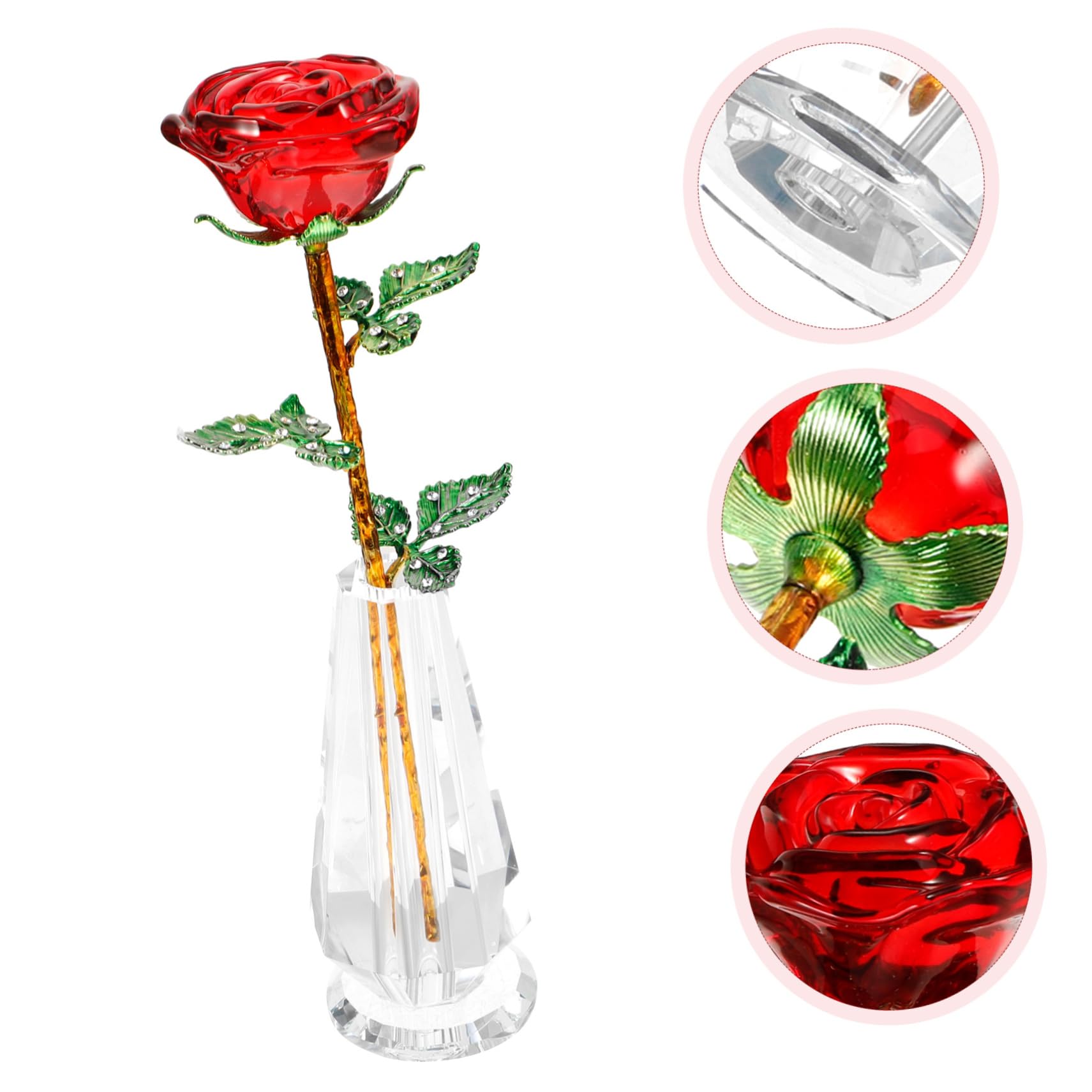 Alipis Decorazione Floreale Con Statuina Per La Sua Rosa Per La Festa Della Mamma