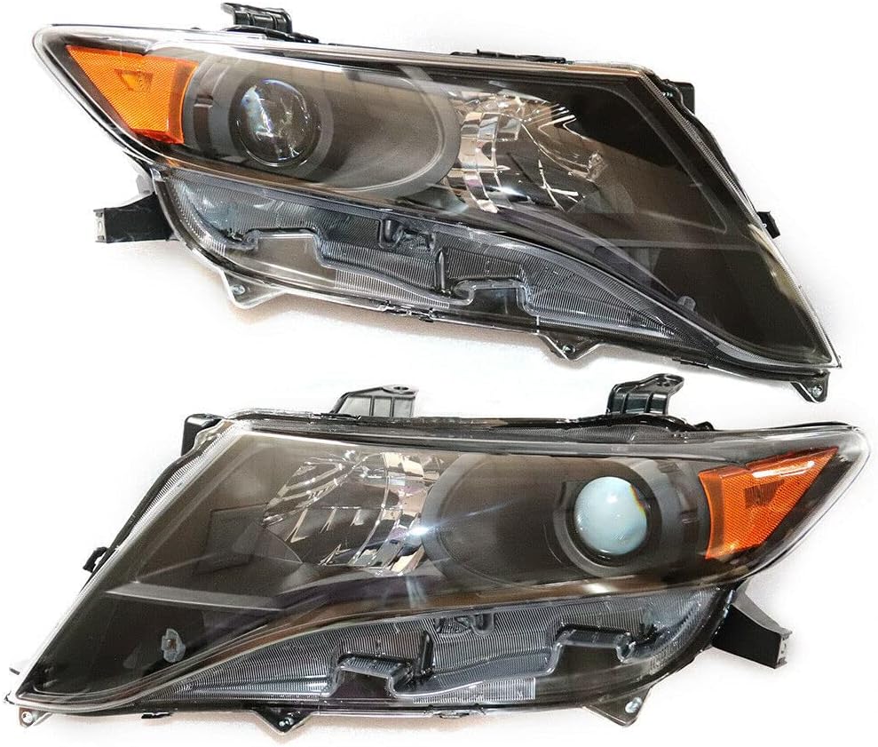 LYNICESHOP Pair Headlight Halogen Headlamp Assembly, FOR 2009-2016 Toyota Venza Base/LE/XLE NON-Limited/Wagon Models (Left+Right)
