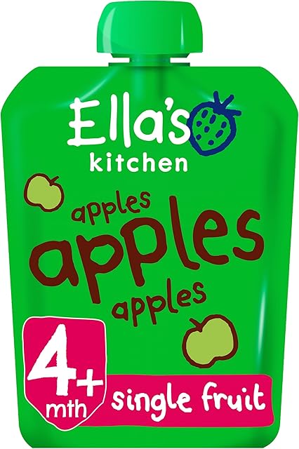 Ella's Kitchen Stage 1 From 4 Months First Taste - Apples 70 g (Pack of 7)