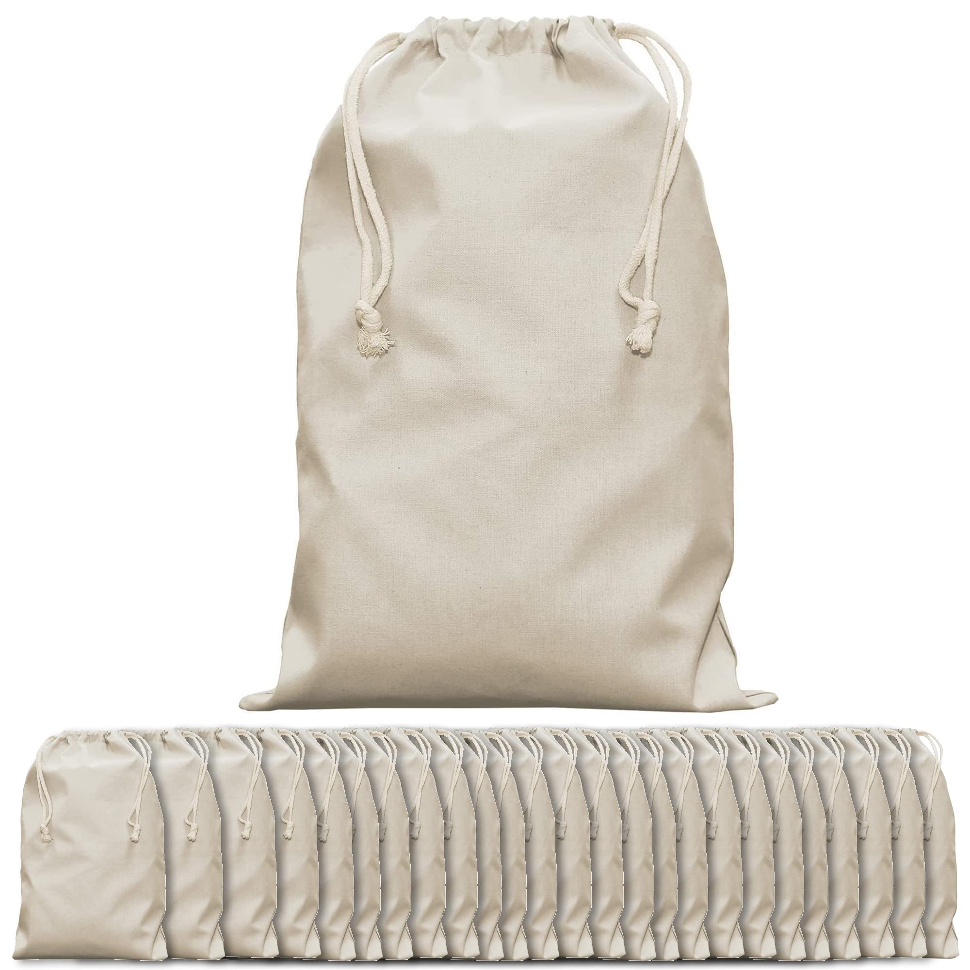 Sacchetti A Coulisse Personalizzati 2 Sacchetti Di Stoffa, 50 X 70 Cm, Sacchetti Di Cotone, Sacchetti Per La Biancheria, Da Viaggio, Con Coulisse, Confezione Regalo (beige Sacchetti Con Coulisse Donna