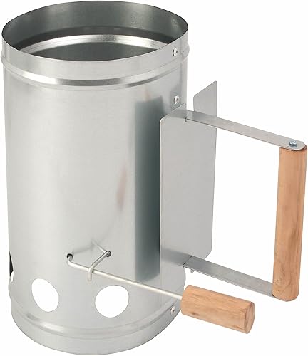 Modern Leisure Basics - Arrancador de carbón de fácil liberación, acero, paquete de 2