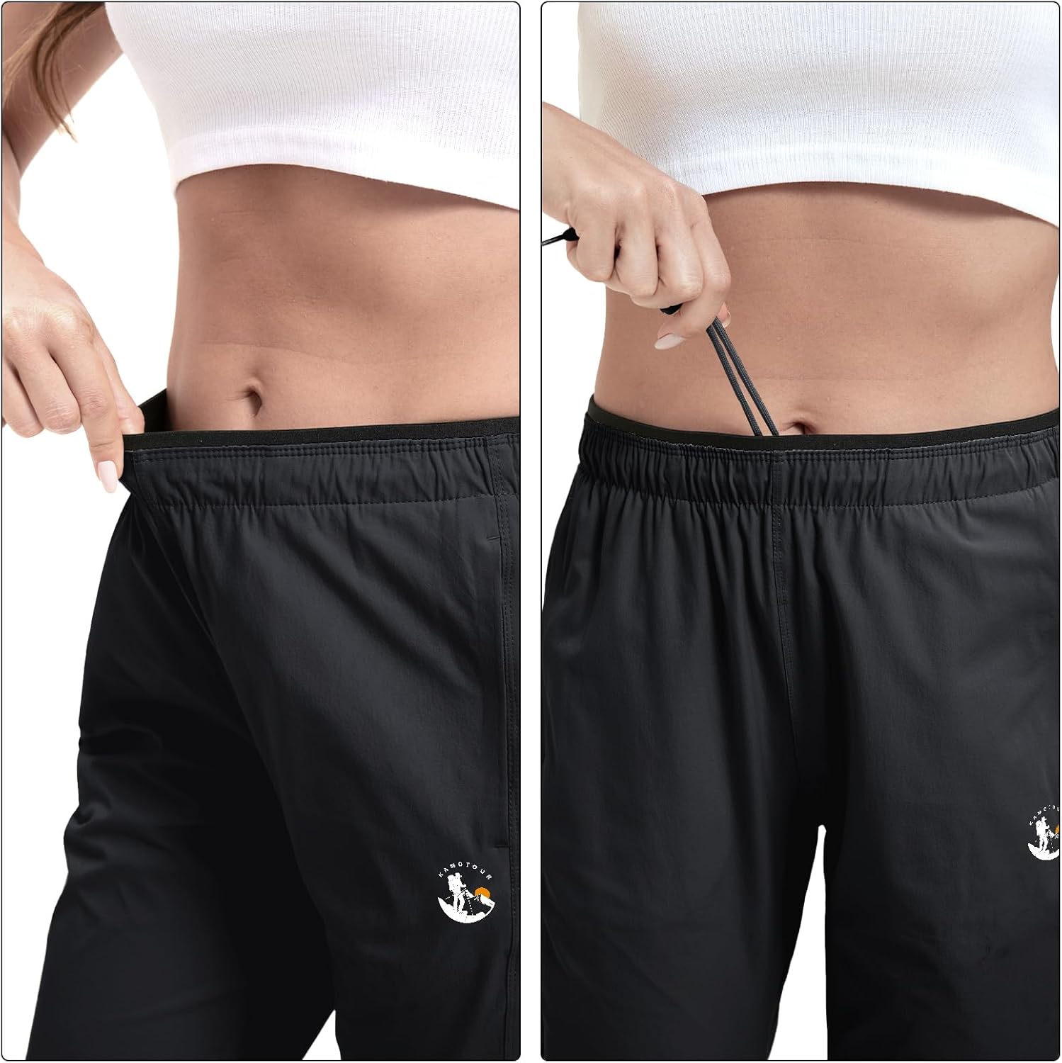 Women's Hiking Pants Slim Fit Quick Dry Joggers Elastic Breathable Athletic Trousers - Image 6