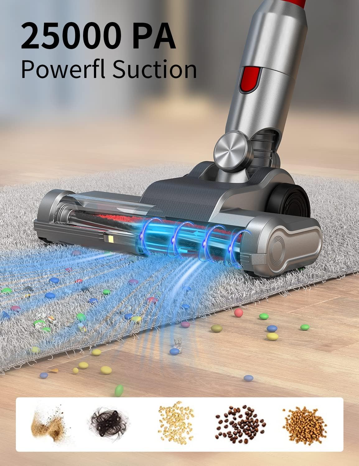 Cordless Vacuum Cleaner,Stick Vacuum 