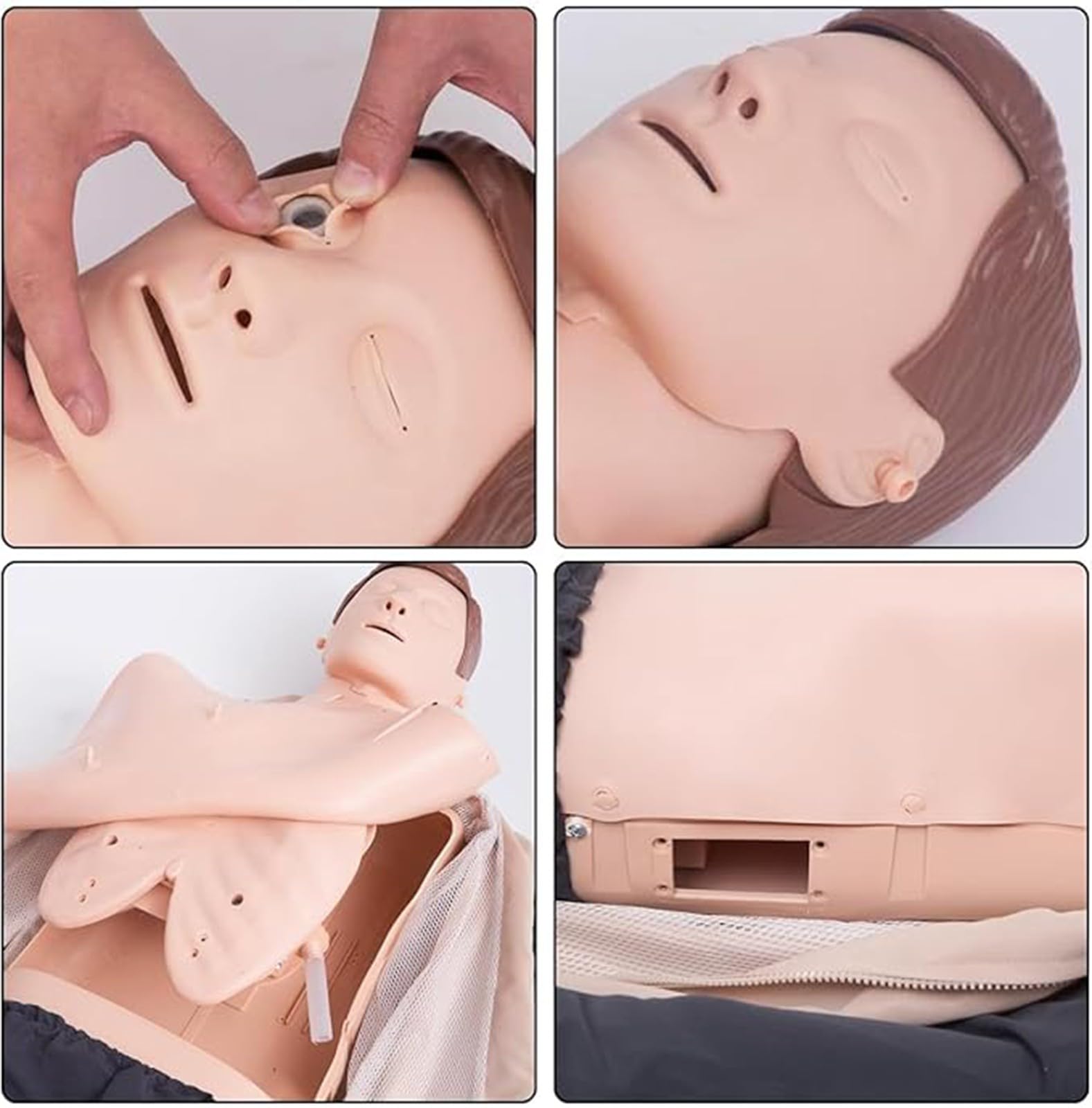CPR Manikin für Beatmung, Erwachsenen-Trainingsmodell, Erste-Hilfe-Trainings-Übungspuppe für künstliche Atemkompressionen A