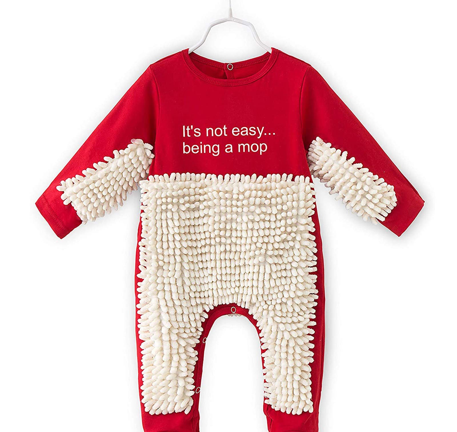 Generisch Jumpups Niños Niñas Romántico Bebé Recién Nacido Sólido Onesie Mop Gatear Bebé Niña Mamelucos y