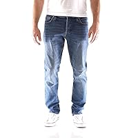 JACK & JONES Jjiglenn Jjoriginal Sq 223 Noos Jeans, Blu Denim