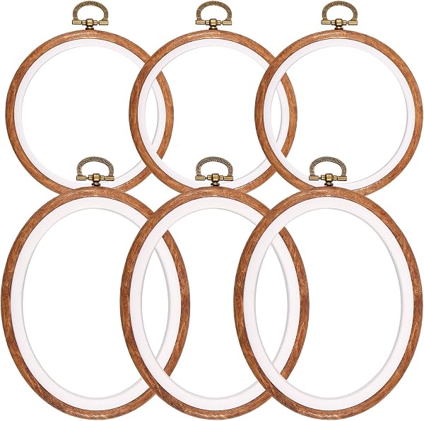 RdjEokf Round Embroidery Hoops Set