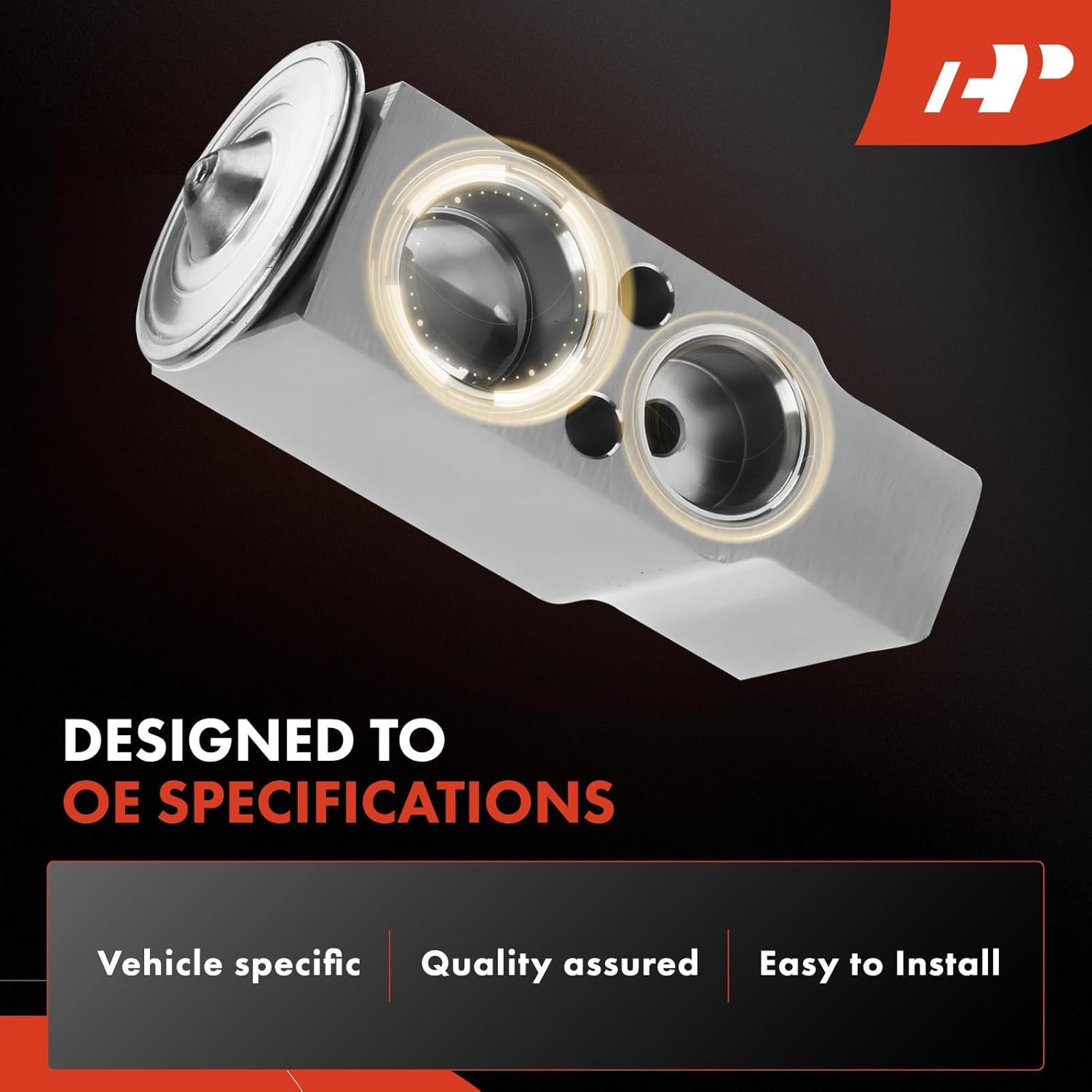 A-Premium AC Expansion Valve Compatible with Honda Accord 2015/2017 2.0L, Insight 2010-2014 1.3L, CR-Z 2011-2016 1.5L, Naturally Aspirated only