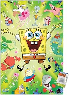 Nickelodeon SpongeBob Squarepants : Kamp Koral - Burst Wall Poster with Push Pins