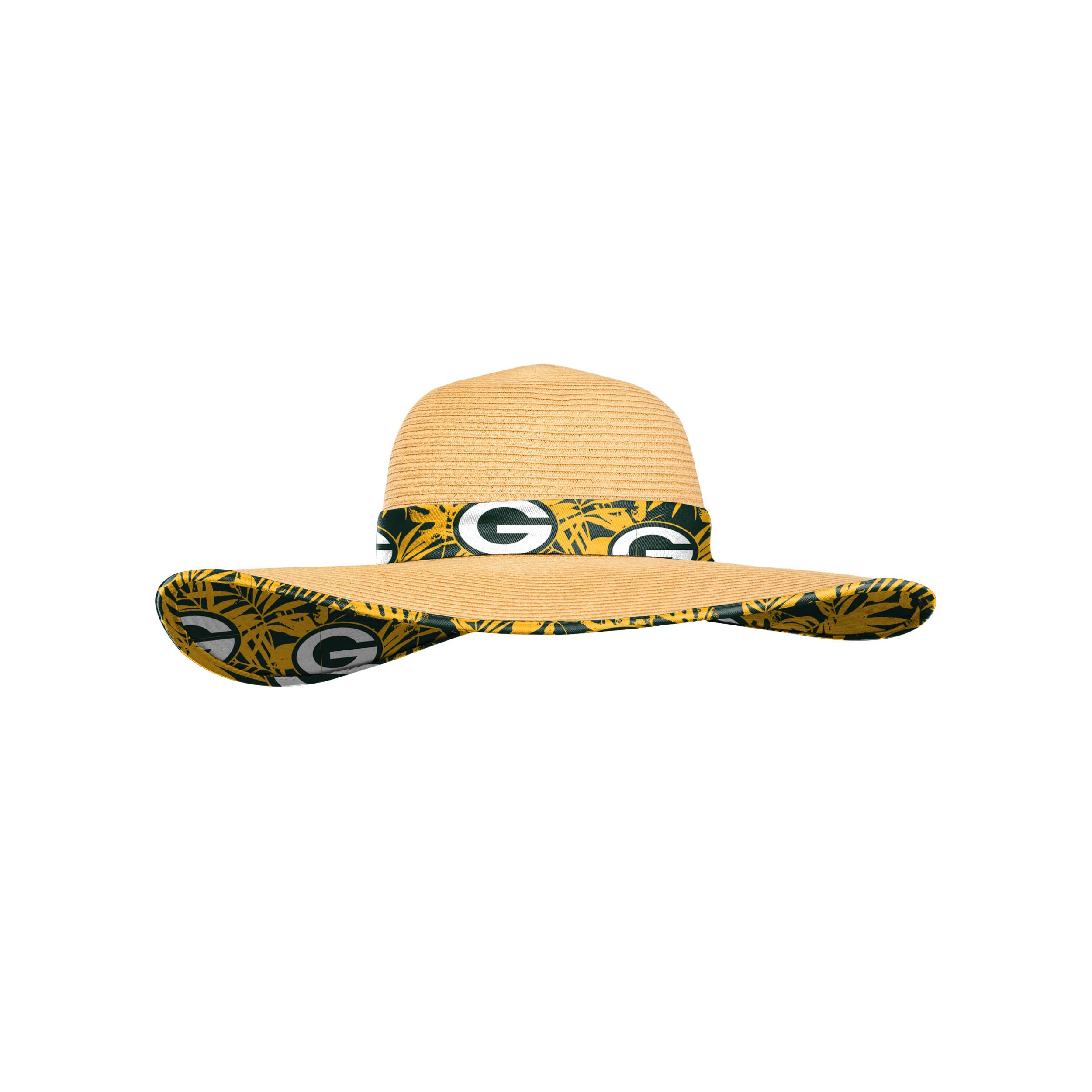 FOCO NFL Womens Floral Straw Hat