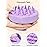 HEETA Hair Scalp Massager for Hair Growth, Shampoo Brush, Scalp Scrubber Exfoliator with Soft Silicone Bristles for Dandruff Removal to Relieve Stress, Wet Dry Use Updated Material, Purple