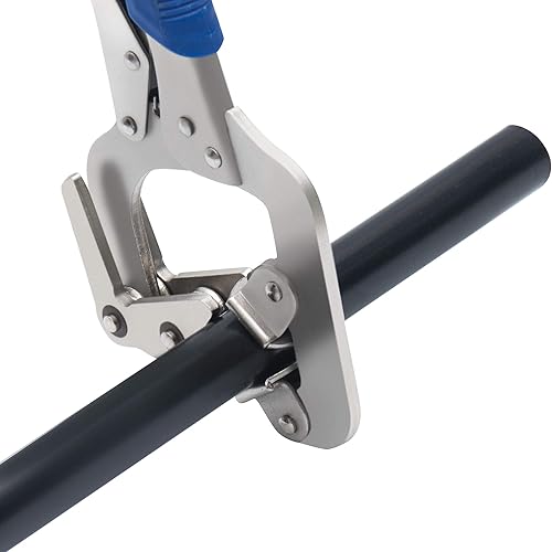 Miniatura 10 de DRAGONITE Abrazadera C de bloqueo de 10.0in, herramienta de alicates de bloqueo con almohadillas giratorias, 4 posiciones de engranaje para