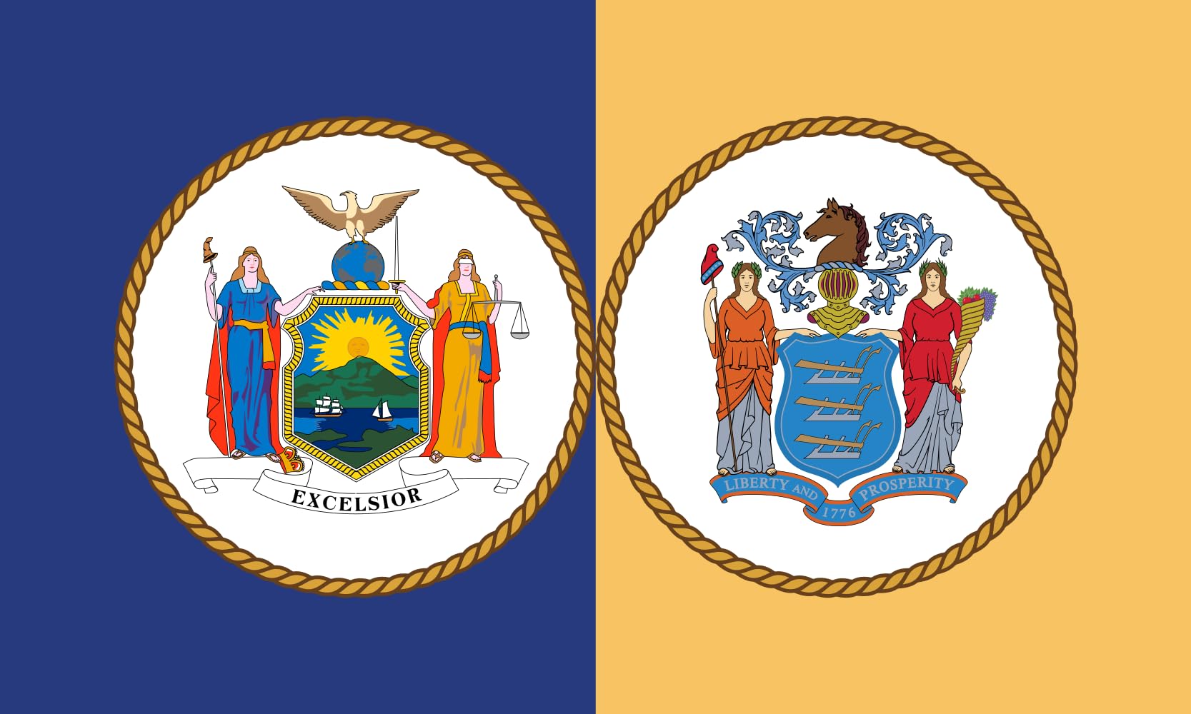 Drapeau Port Authority New York New Jersey grand format anti-vent