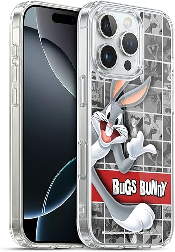 Miniatura 79 de Head Case Designs Funda de gel suave con licencia oficial de Looney Tunes Retro Bugs Bunny compatible con Apple iPhone 11 Pro Max Retro,Blanco y