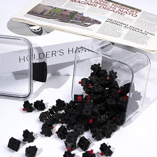 Miniatura 6 de Caja de almacenamiento para interruptor de teclado, interruptor de teclado, tapas de contenedor, caja de almacenamiento, teclas mecánicas,